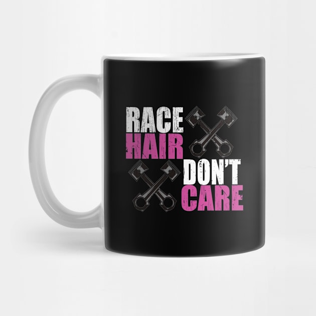 Drag Racing - Race Hair Dont Care by Kudostees